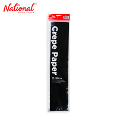 Best Buy Crepe Paper Black 50x200cm - Arts & Crafts Supplies