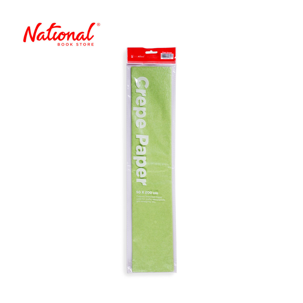 Best Buy Crepe Paper Pearl Green 50x200cm - Arts & Crafts Supplies