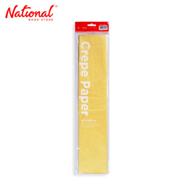 Best Buy Crepe Paper Pearl Yellow 50x200cm - Arts & Crafts Supplies