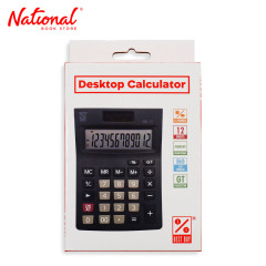 Best Buy Desktop Calculator BB-12 Black 12 Digits Dual...