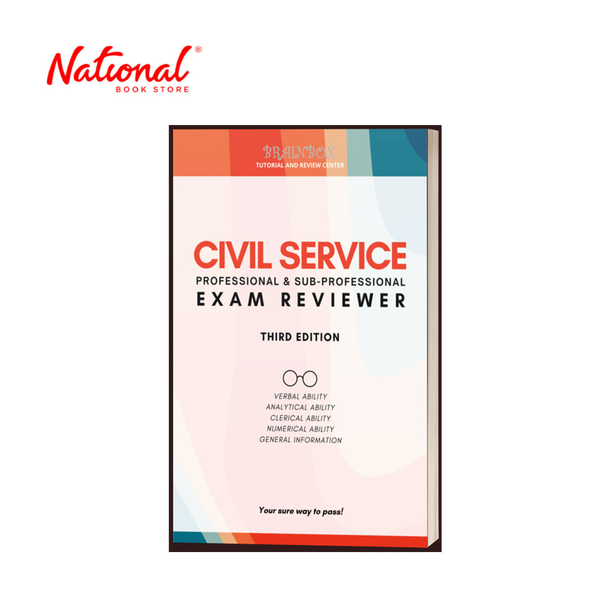Brainbox Civil Service Reviewer Third Edition by Faye Colas - Trade Paperback - Reference Books