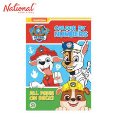 Paw Patrol Colour By Numbers Book - Trade Paperback - Coloring Books for Kids