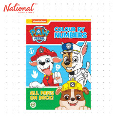Paw Patrol Colour By Numbers Book - Trade Paperback - Coloring Books for Kids