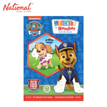 Paw Patrol Sticker By Number Activity Book 2 - Trade Paperback - Children's Hobbies