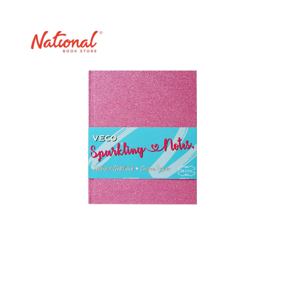 VECO JOURNAL NOTEBOOK 5.12 x7.48IN SPARKLING PINK
