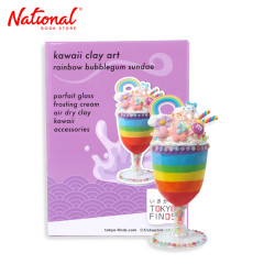 Tokyo Finds Kawaii Clay Art Rainbow Bubblegum Sundae -...