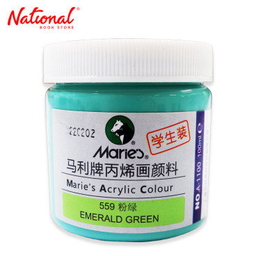 Maries Acrylic Color AP100-599, Emerald Green 100ml - Arts & Crafts Supplies