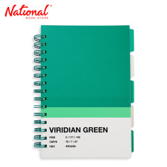 Premiere Notes 5-Subject Notebook 6x8.5inches 125 Sheets - Green - School & Office Supplies