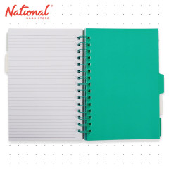 Premiere Notes 5-Subject Notebook 6x8.5inches 125 Sheets - Green - School & Office Supplies