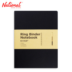 Premiere Notes 20Holes Ring Binder Notebook 6x8.5 inches...
