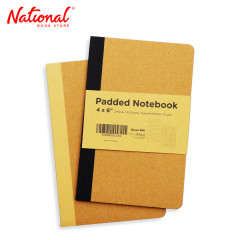 Premiere Notes Kraft Padded Notebooks 4x6 inches - 2...