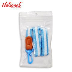 Lanyard Two Tone with Plastic Hook White and Sky Blue No. 1 - School & Office Supplies - ID Holder