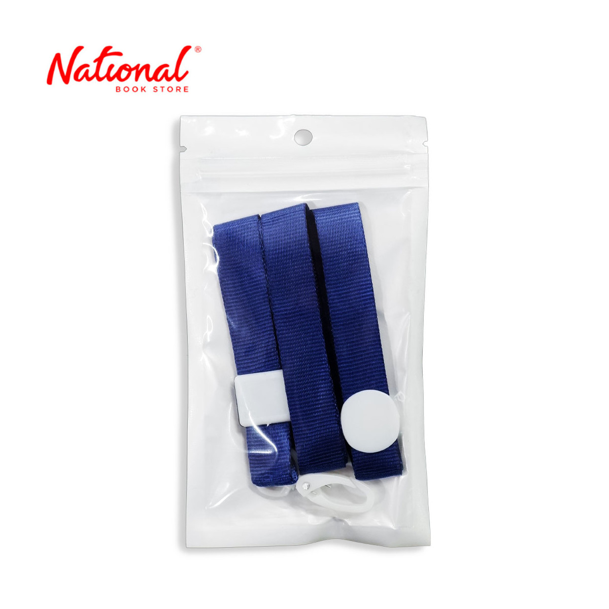 Lanyard with Plastic Hook Navy Blue No. 2 - School & Office Supplies - ID Holder