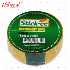 Stick-ee Adhesive Tape Small Roll Yellowish 18mmx22m - School & Office Supplies