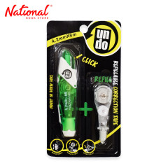 Undo Correction Tape Retractable With Refill 6m Assorted...