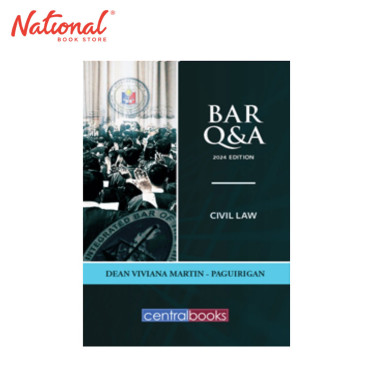 Bar Q & A: Civil Law (2024) by Dean Viviana Martin-Paguirigan - Trade Paperback - Academic