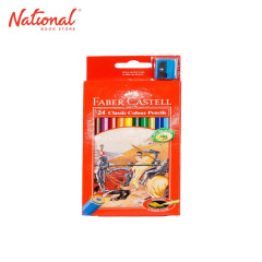 FABER-CASTELL CLASSIC COLORED PENCIL 12115854 24 COLORS LONG
