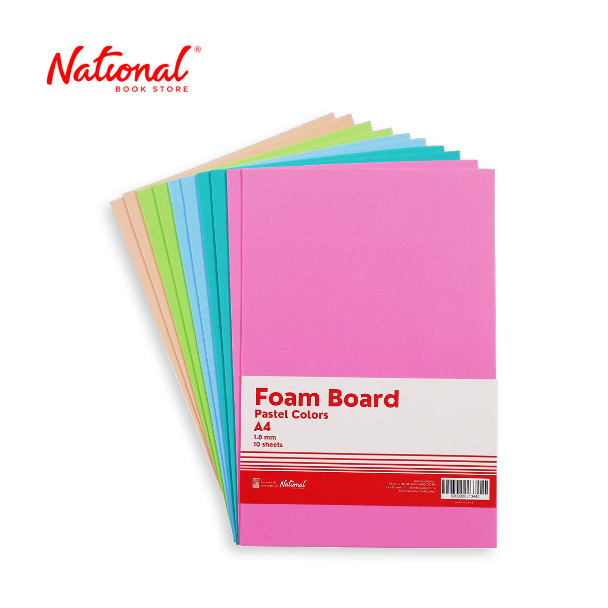 Best Buy Foam Board A4 Pastel Colors 10 sheets - School & Office Supplies - DIY Arts & Crafts