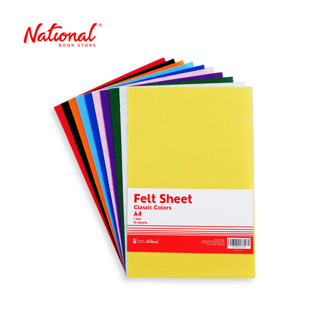 Best Buy Felt Sheet A4 Classic Colors 10's - School & Office Supplies - DIY Arts & Crafts