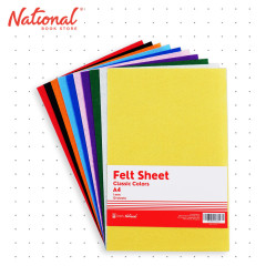 Best Buy Felt Sheet A4 Classic Colors 10's - School & Office Supplies - DIY Arts & Crafts