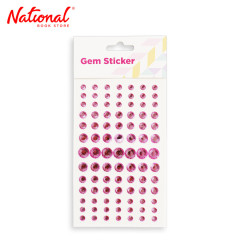 Gem Sticker ZH-MMR025-1 Pink C14 - Stationery Items - DIY Arts & Crafts