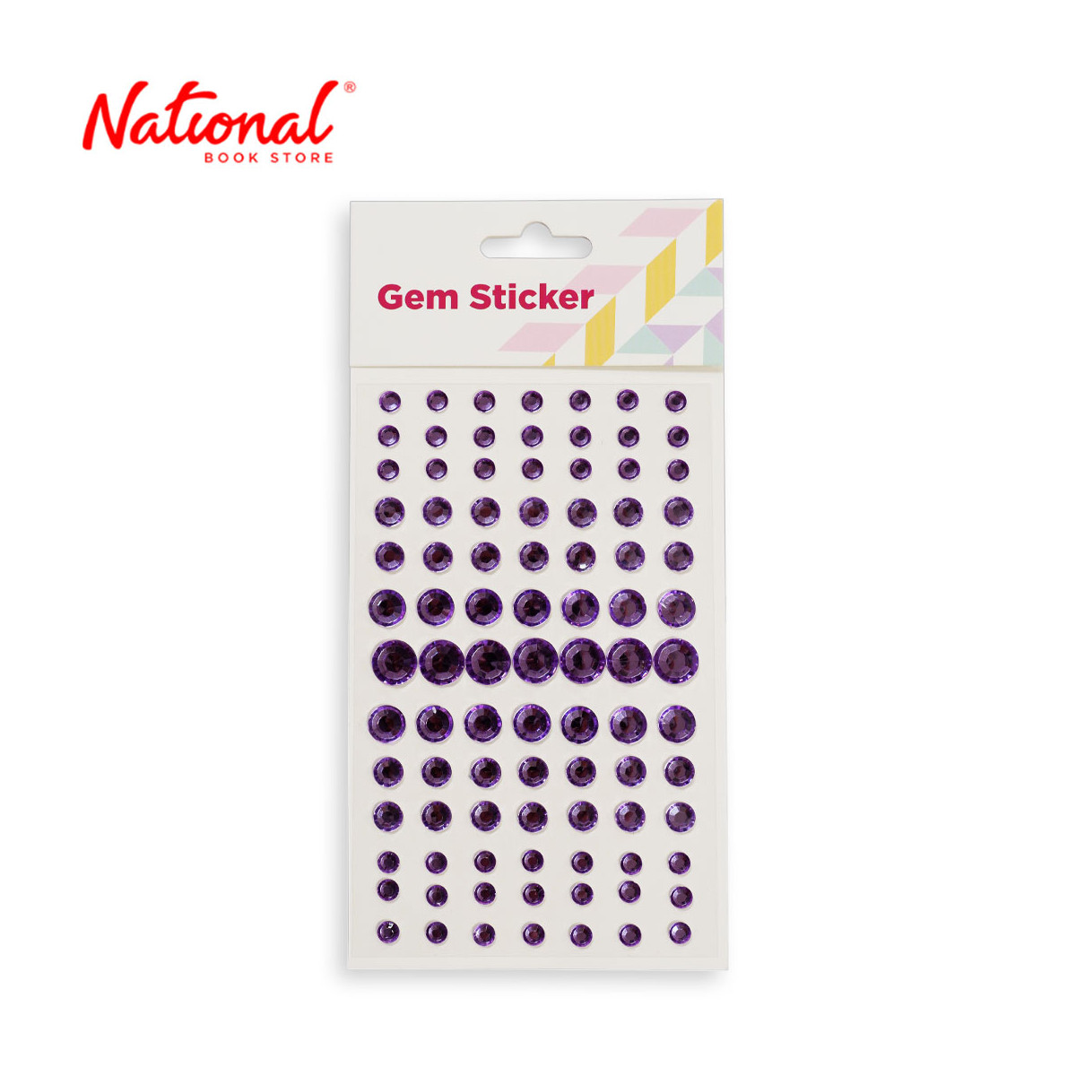 Gem Sticker ZH-MMR025-3 Purple C5 - Stationery Items - DIY Arts & Crafts