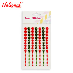 Pearl Sticker ZH-MO100-1 Red & Green Z1 - Stationery...