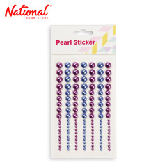Pearl Sticker ZH-MO100-2 Blue & Violet - Stationery Items...