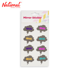 Mirror Sticker ZH-JMS036 Omg - Stationery Items - DIY...