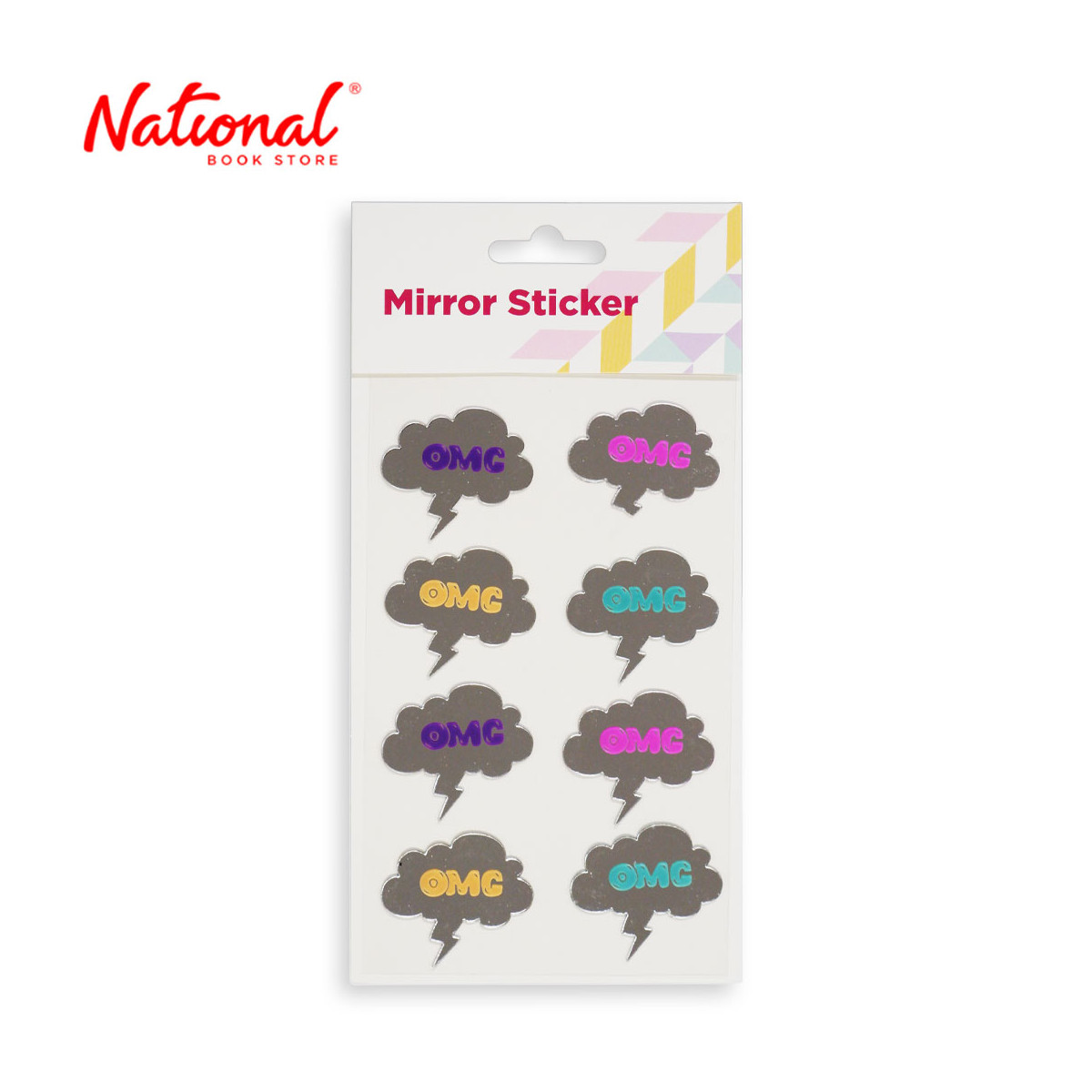 Mirror Sticker ZH-JMS036 Omg - Stationery Items - DIY Arts & Crafts