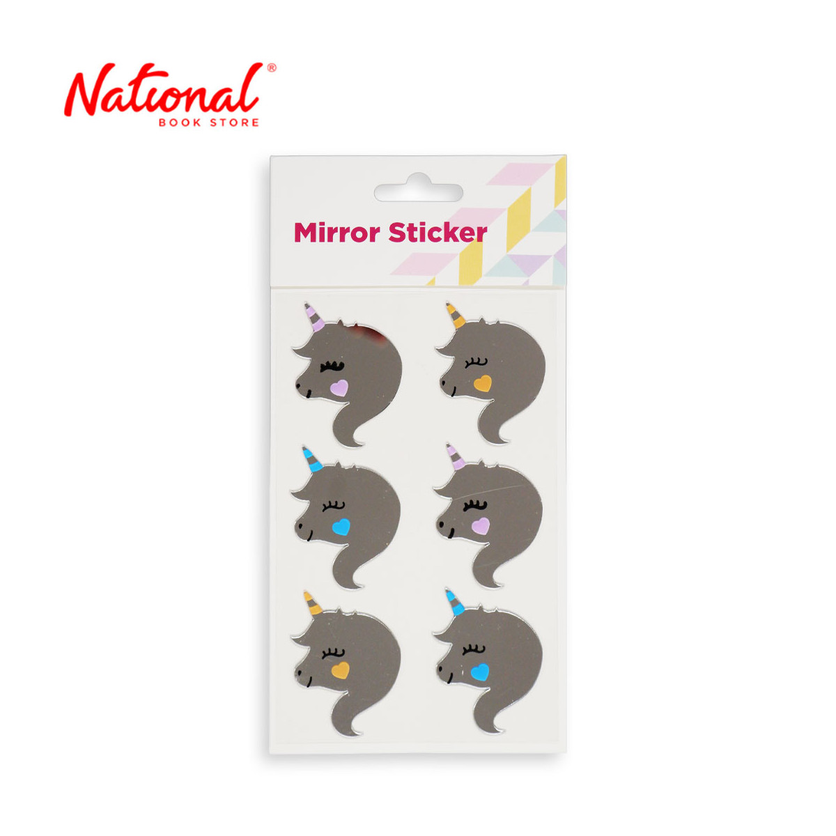 Mirror Sticker ZH-JMS039 Unicorn - Stationery Items - DIY Arts & Crafts