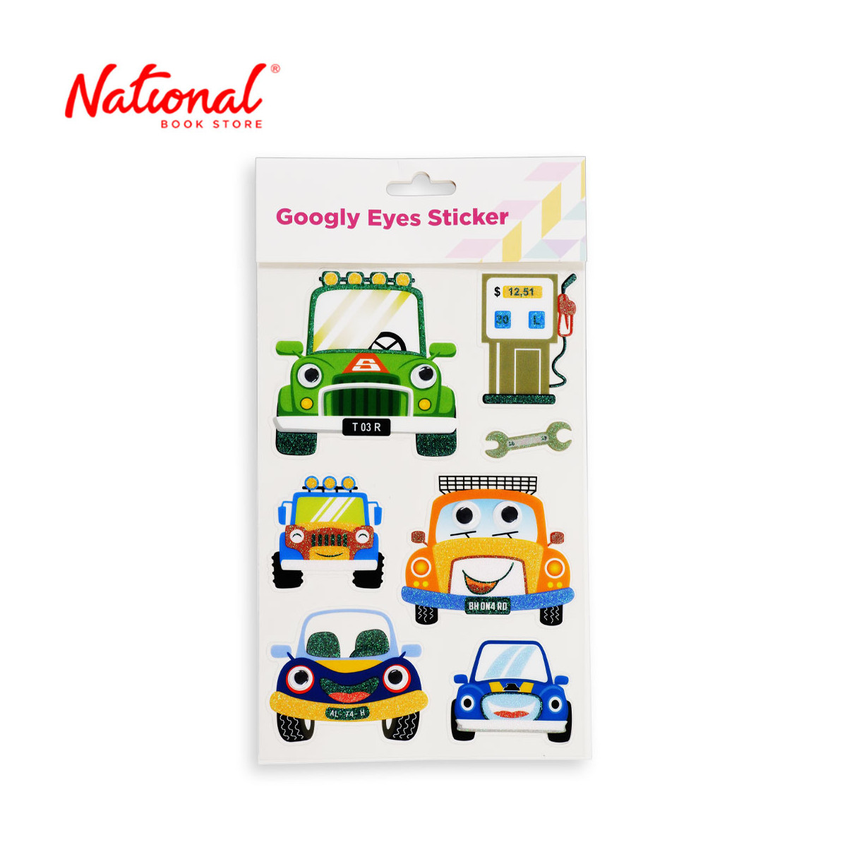 Googly Eyes Sticker ZH-PG07 Cars - Stationery Items - DIY Arts & Crafts