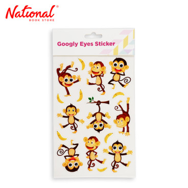 Googly Eyes Sticker ZH-PG11 Monkey - Stationery Items - DIY Arts & Crafts