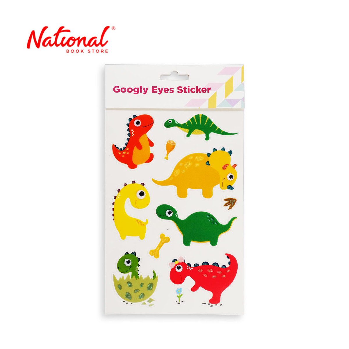 Googly Eyes Sticker ZH-PG20 Dinosaur - Stationery Items - DIY Arts & Crafts