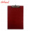 Seagull Clipboard EJA355 Long W Cover Wire Clip Board Material Vertical, Maroon - Office Supplies