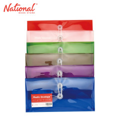 Best Buy Plastic Envelope Cheque Black String Lock Horizontal Expandable - School & Office Supplies