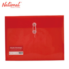 Best Buy Plastic Envelope HA2 A4 Red String Lock...