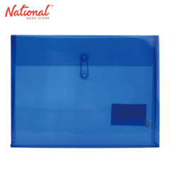 Best Buy Plastic Envelope HA4 A4 Blue String Lock Horizontal Expandable - School & Office Supplies