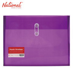 Best Buy Plastic Envelope HA6 A4 Purple String Lock...