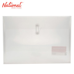 Best Buy Plastic Envelope Long Clear String Lock Horizontal Expandable - School & Office Supplies