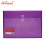 Best Buy Plastic Envelope HL6 Long Purple String Lock Horizontal Expandable School & Office Supplies