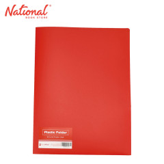 Best Buy Folder Plastic A4 Red with Inside Pockets -...