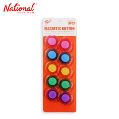 Tiger Magnet Button 30mm 10's Colored Transparent -...