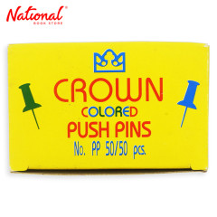 Crown Push Pin PP50 50's - Filing Accessories -...