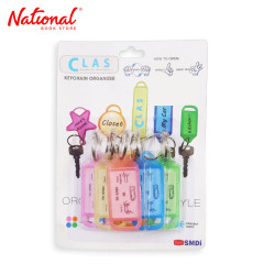 Clas Key Tags KC1-6P Assorted 6's Per Pack Short - Office...