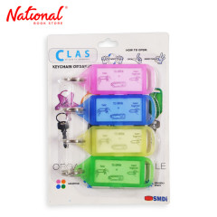 Clas Key Tags KC3-4P Assorted 4's Per Pack - Office...