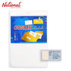 Cosmo Label Sticker MT4 Mail Tab White, 7037 37x70mm -...