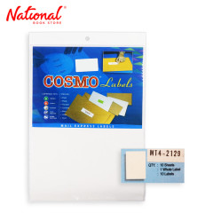 Cosmo Label Sticker MT4 Mail Tab White, 2129 - Stationery...