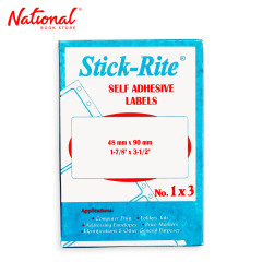 Stick-rite Label Sticker, 1x3 48mmx90mm - Stationery -...