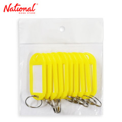 Tiger Key Tags 10 pieces Per Pack, Yellow - Stationery -...